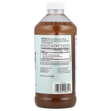 COUNTRY FARMS Organic Apple Cider Vinegar Tonic with Ginger, Cayenne & Maple, 16 Fl Oz, Model N9851