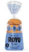 Dinas Confectionery ROYO Bagels Original Low Carb Keto-Friendly Vegan High Fiber 6 Bagels