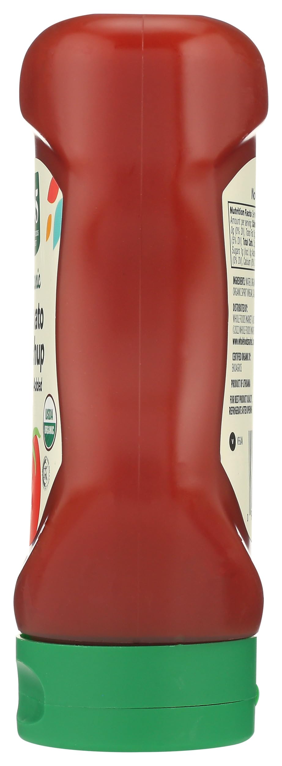 365 by Whole Foods Market Organic No Sugar Added Ketchup, 16.6 OZ - Healthy Condiment for BBQ, Dipping & Cooking, Gluten-Free, Vegan