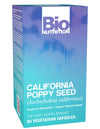 Bio Nutrition California Poppy Herbal nutrition product 60 Vegetarian Capsules | Natural Relaxation