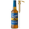 Torani Sugar Free Coffee Syrup, Hazelnut Syrup for Drinks, Zero Calorie, Pump Included, 25.4 Fl Oz