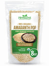 HerbaZest Amaranth Pop Organic Vegan Gluten Free 7oz - Ideal for Yogurt, Cereal, Granola & Baked Goods