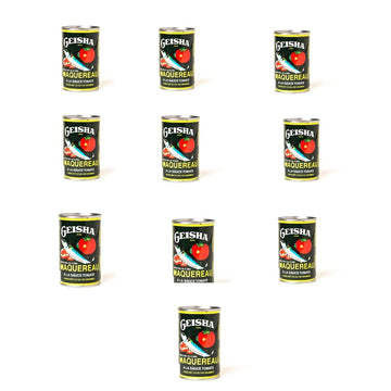 Geisha, Mackerel in Tomatoes Sauce, 5.5oz, Pack of 10