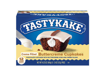 Tastykake Buttercreme Creme-Filled Chocolate Snack Cakes (Pack of 2)