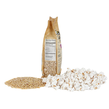 Wabash Valley Farms Baby White Popcorn - Hull-Less, Non-GMO Kernels for Stovetop, Gourmet Popcorn Kernels for Popping, White Bab