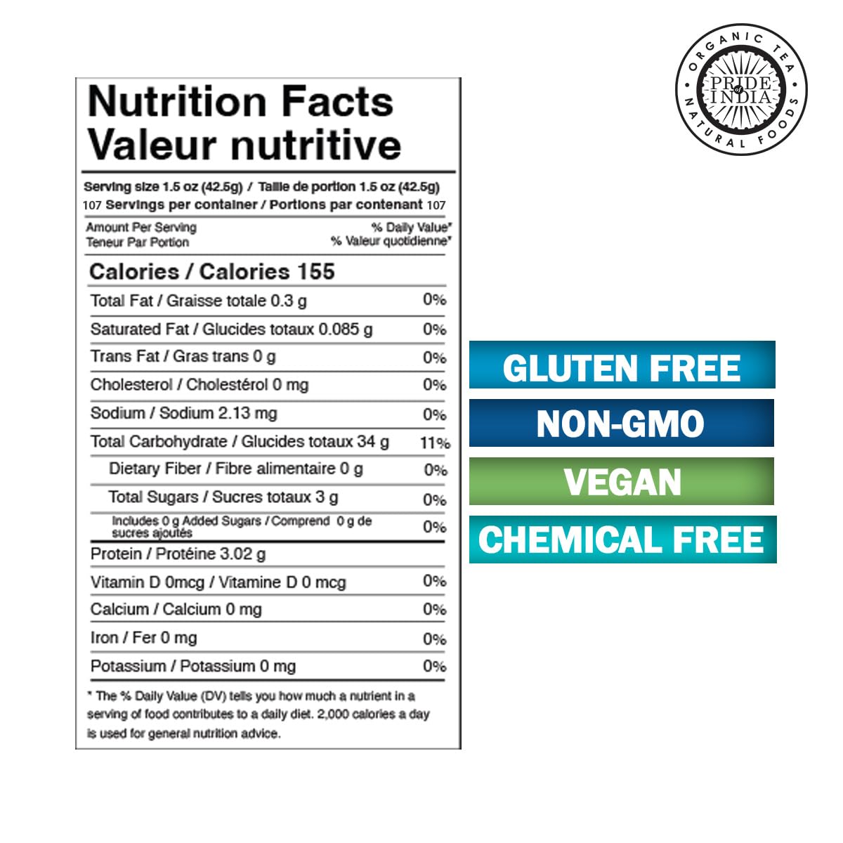 Pride Of India - Extra Long Indian Premium White Basmati Rice, 10 Pound (4.54 Kilo) Reclosable Bag - Naturally Aromatic, Aged, F