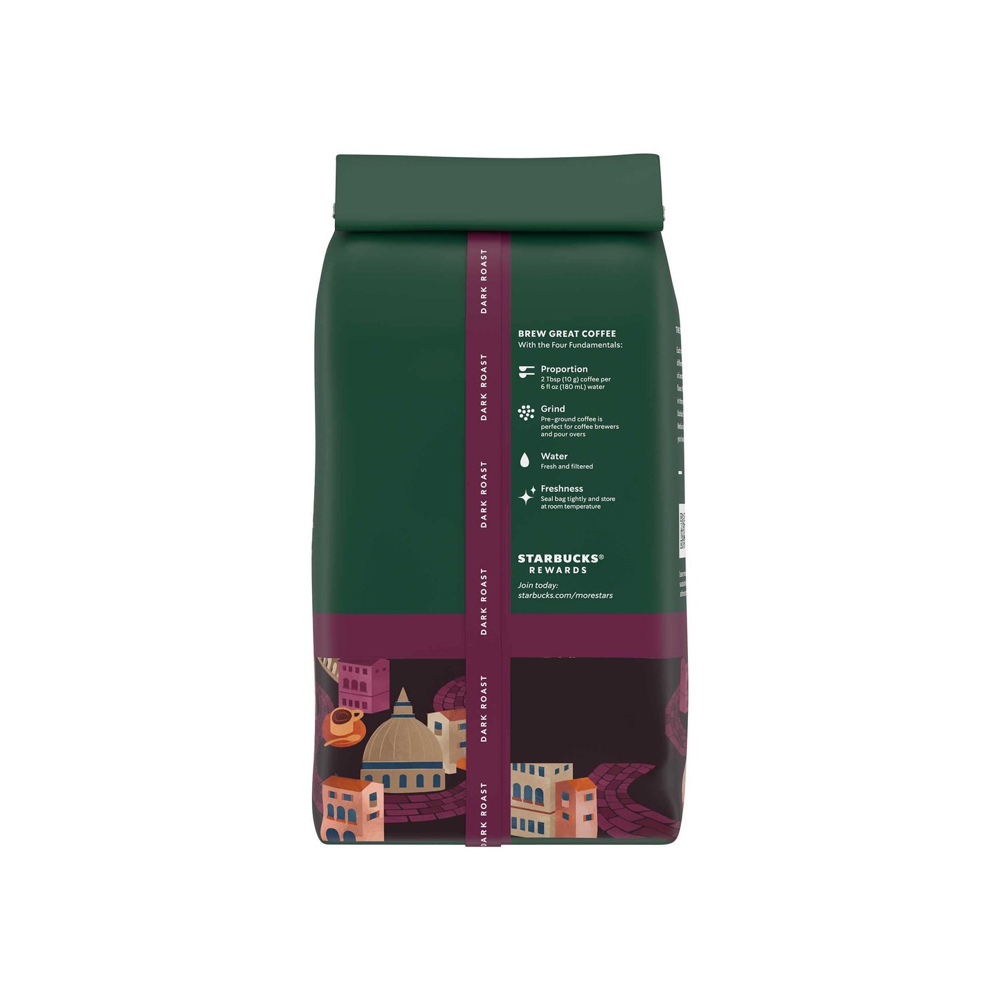 Starbucks Ground Coffee, Dark Roast Coffee, Italian Roast, 100% Arabica, 3 Bags (12 Oz Each)