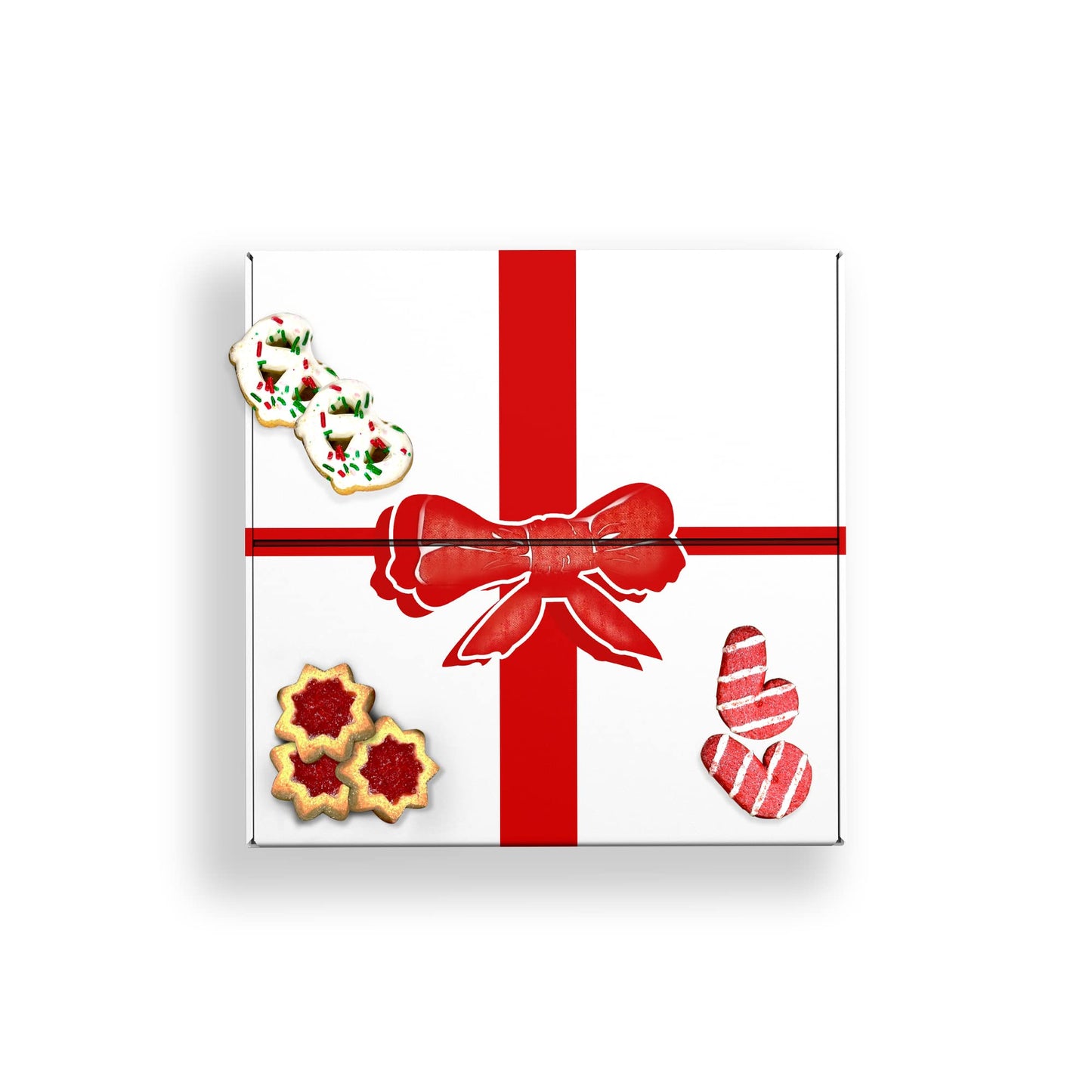 Best Cookies - 4 Lb. Gourmet Christmas Cookies Platter With 100+ Cookies, Christmas Gift Baskets, Christmas Basket Of Assortment