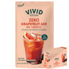 VIVID KITCHEN Korean Grape Ade - Grapefruit Flavor - Zero Sugar, Zero Calories - 6.4 fl oz (10 Pouches) - No Corn Syrup or Prese