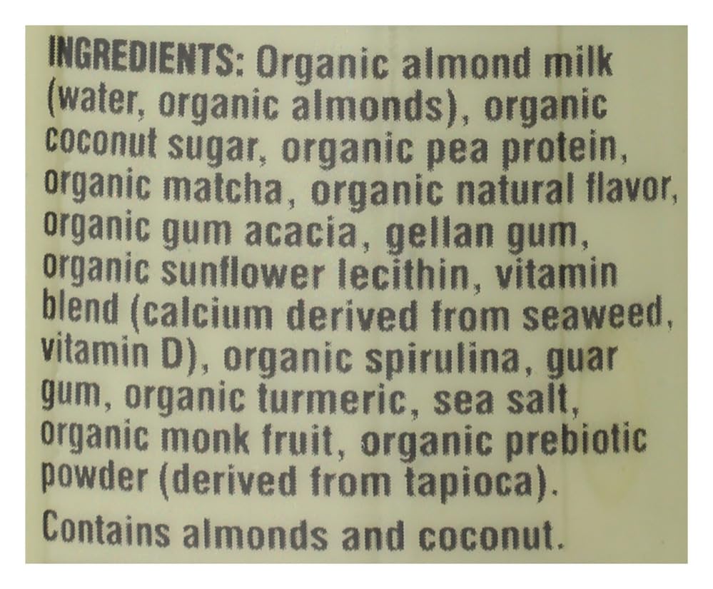 Remedy Organics Protein | Matcha Fuel 12 FL Oz | Plant Based Protein Shakes, Ready To Drink | Organic, Gluten Free, Dairy Free,