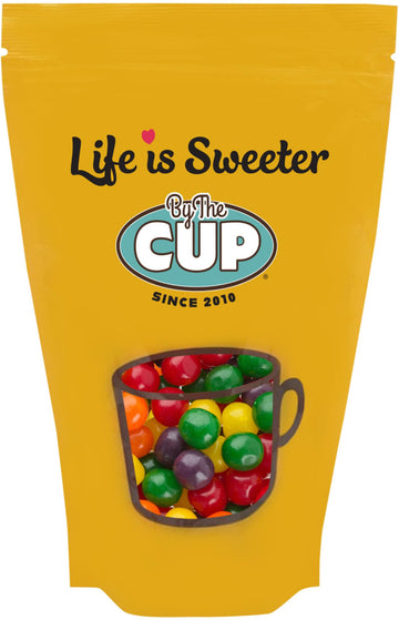 By The Cup Assorted Fruit Sours Chewy Candy, 2 Lb Bulk Bag