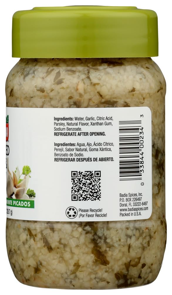 Badia Khlv00397486 8 Oz Garlic Minced Parsley Spice