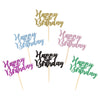 Donoter 24 Pcs Happy Birthday Cupcake Toppers Cake Picks For Birthday Party Decoration Supplies, 6 Colors