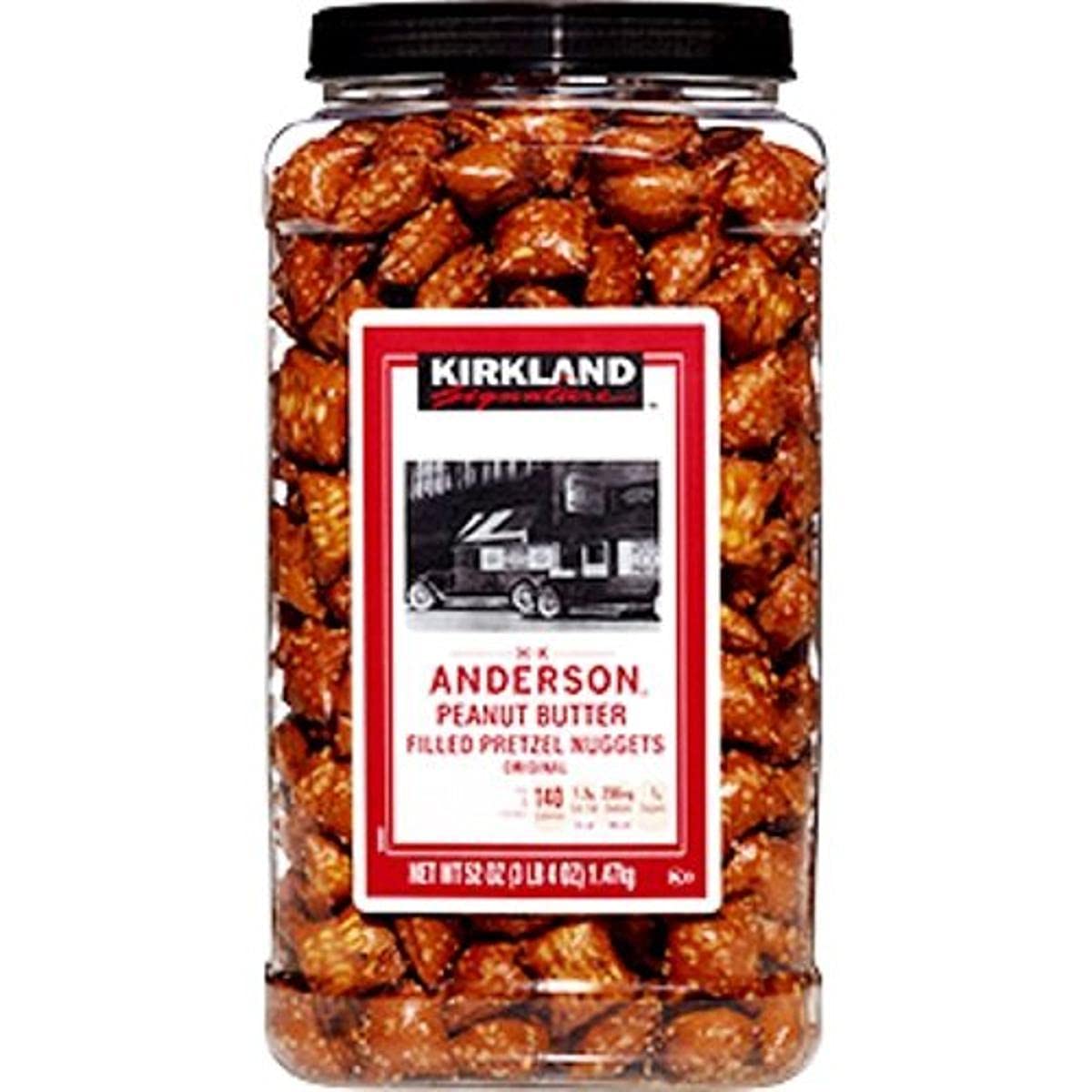 Kirkland Signature Peanut Filled Pretzel, Butter 52 Ounce