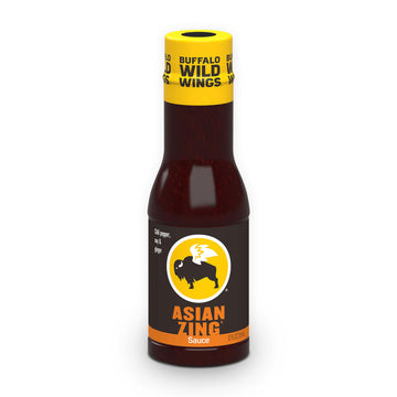 Buffalo Wild Wings Asian Zing Sauce, 12 Fl. Oz., Perfect Dipping Sauce, Chicken Marinade, Stir Fry Sauce And Wing Seasoning, Delicious Chili Pepper, Soy And Ginger Flavors