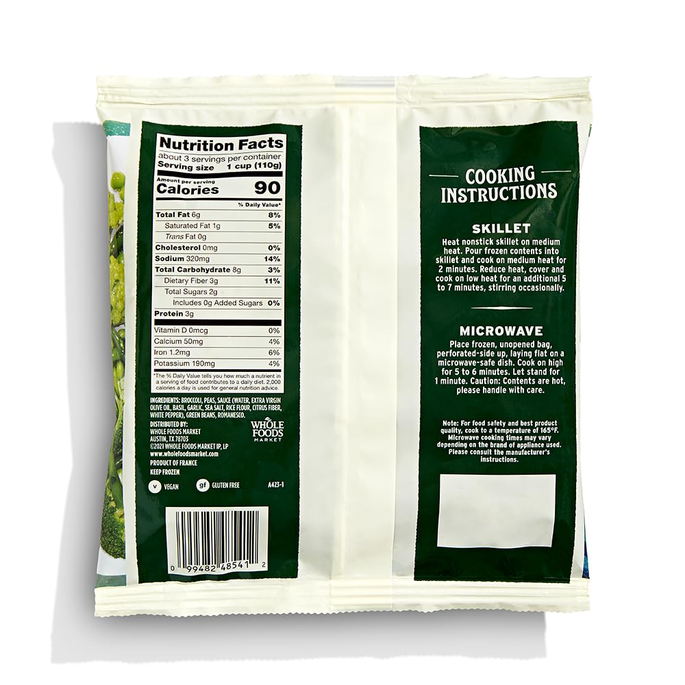 WHOLE FOODS MARKET European Greens Vegetable Blend, 12 OZ