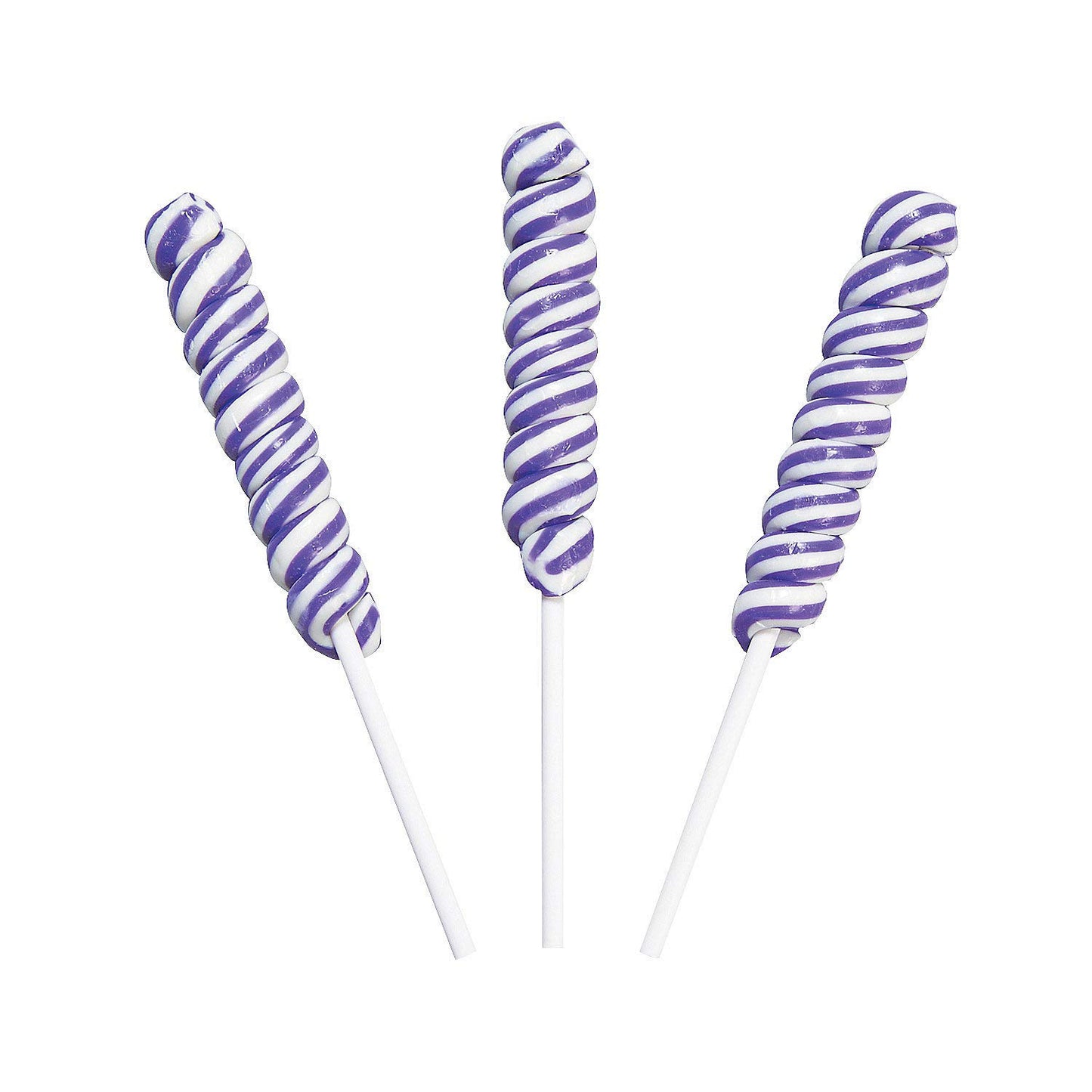 Purple Twisty Suckers - 24 individually wrapped pops - Party Candy