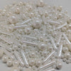 Edible White Pearl Sugar Sprinkles Candy Mix Size Baking Edible Cake Decorations Cupcake Toppers Cookie Decorating Wedding Party