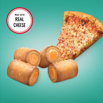 COMBOS Cheese Snacks - Pizzeria Pretzel Baked Snack Packs, Cheese Crackers Snacks, 6.3-Ounce Bag Bulk Box (Pack of 12)