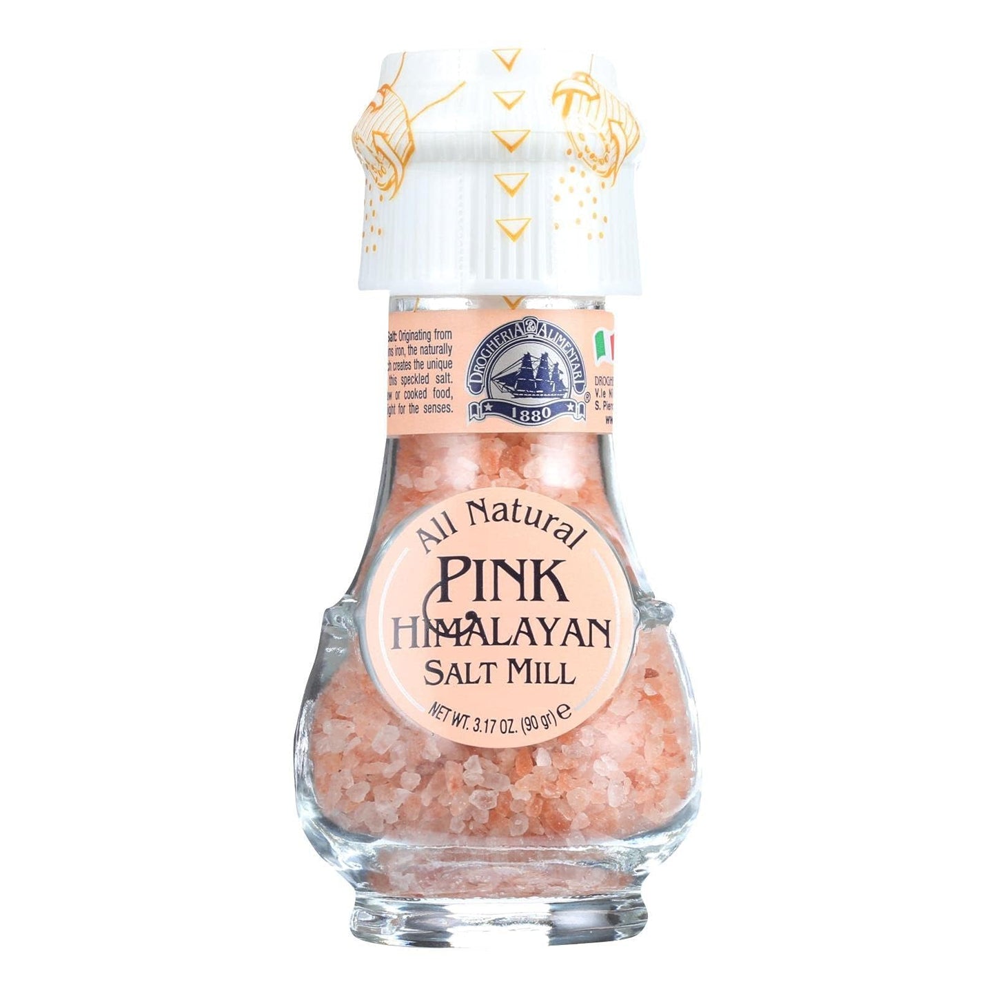 Drogheria and Alimentari Pink Himalayan Salt, 3.17 Ounce - 6 per case.6