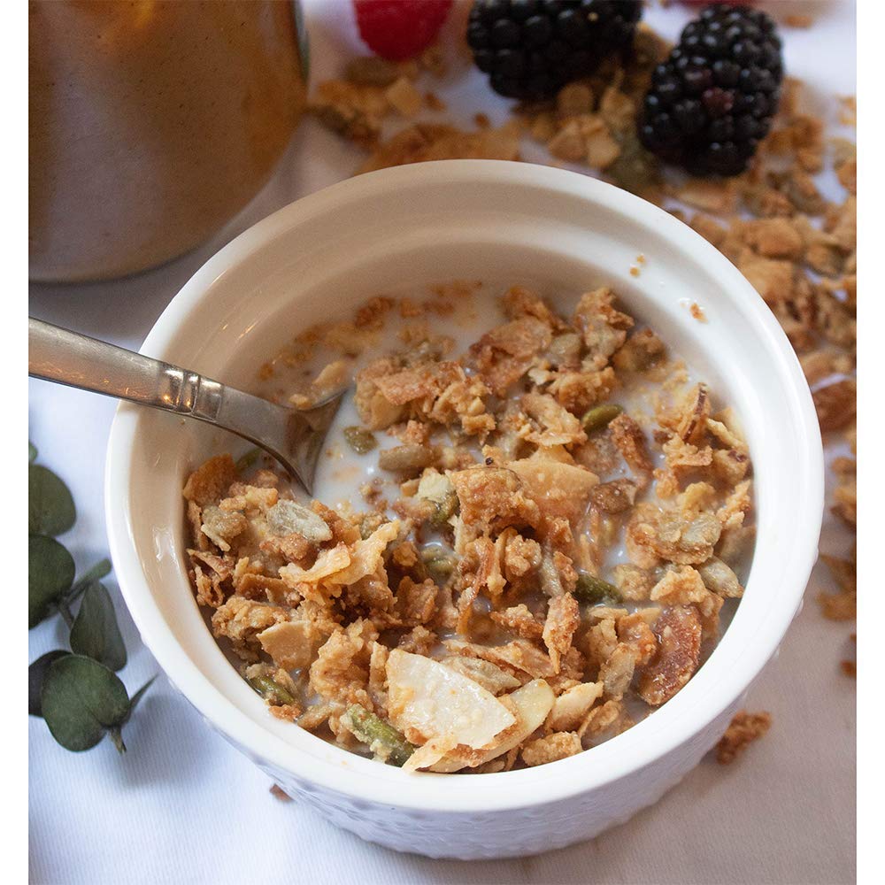 Keto Peanut Butter Crunch Granola By Keto And Co | Just 2.7G Net Carbs Per Serving | Gluten Free, Low Carb, Diabetic Friendly, N