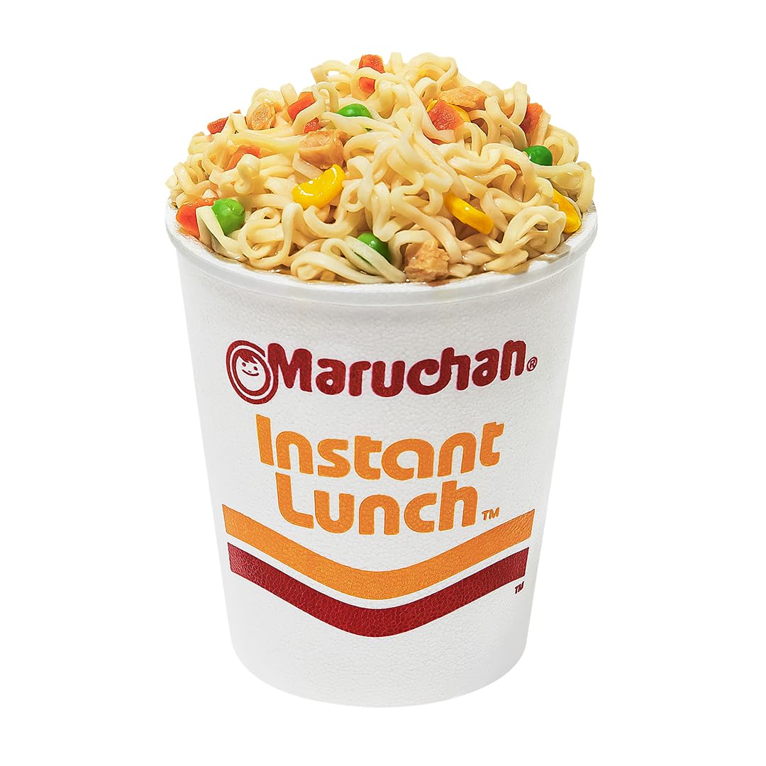 Maruchan Instant Lunch Roast Chicken, Ramen Noodle Soup, Microwaveable Meal, 2.25 Oz, 12 Count