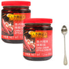 Chiu Chow Chili Oil 205g/7.2oz,Comes with 1 free spoon (pack of 2, 7.2oz)