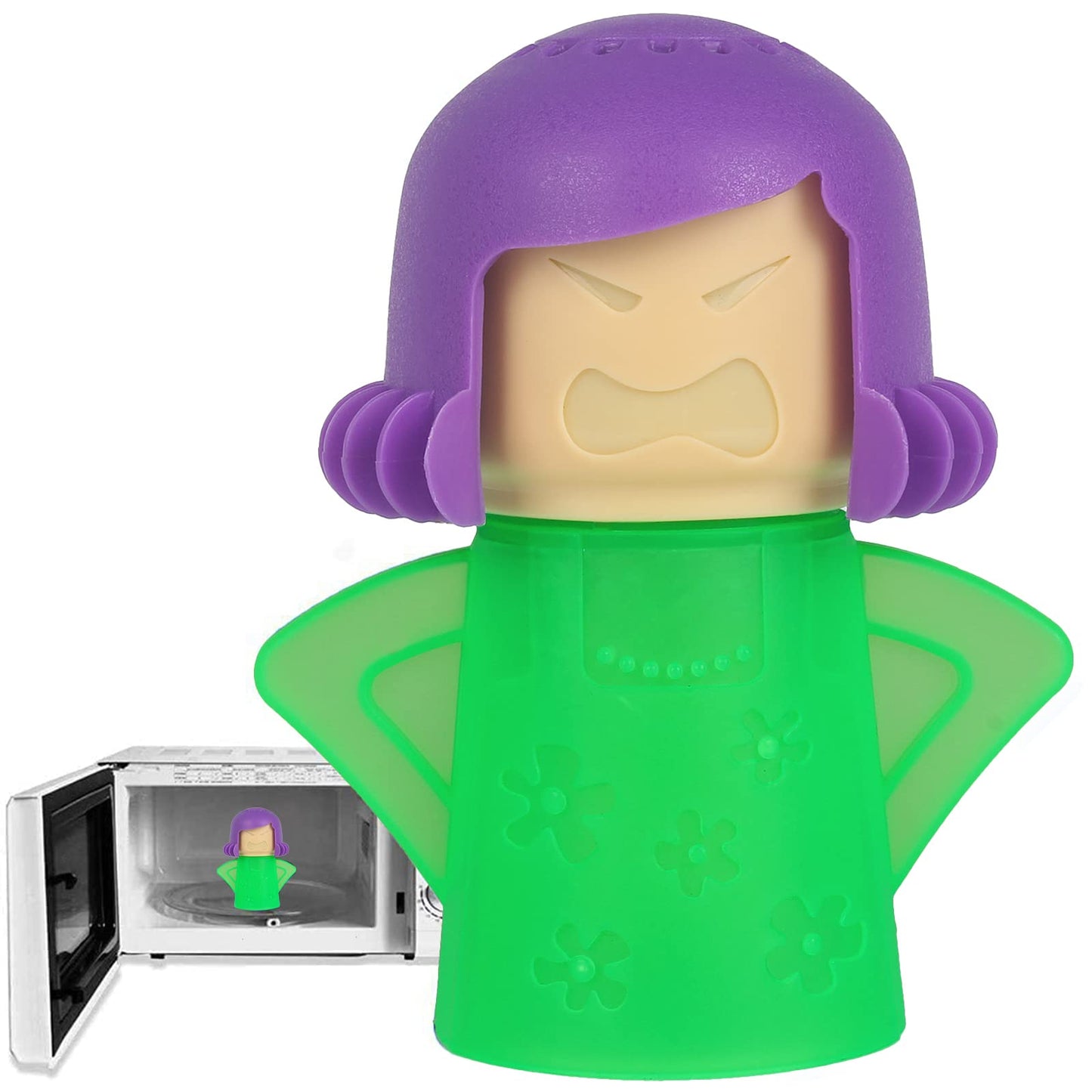 Spardar Angry Mama Microwave Oven Steam Cleaner, Microwave Cleaner Disinfects With Vinegar And Water For Kitchens, The Fun And E