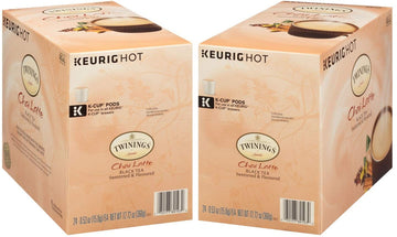 Twinings Chai Latte Black Tea K-Cup Pods For Keurig, Creamy, Slightly Sweet Tea, Caffeinated, 12 Count (Pack Of 1)