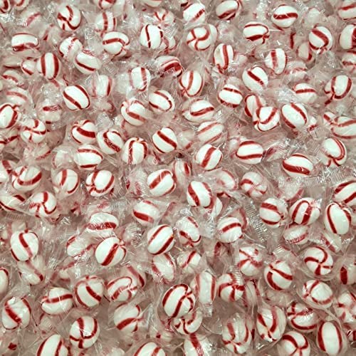 Bob'S Sweet Stripes Soft Peppermint Candy - Melt Away Mints - Individually Wrapped - Bulk Pack (Peppermint, 2 Pound)