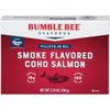 Bumble Bee Smoke Flavored Red Coho Salmon Fillets in Oil, 3.75 oz (Pack of 1) - 19g Protein - Skinless, Boneless - Great for Snacks & Recipes - Gluten Free