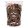 Kidu Pantry Melting Dark Chocolate Wafers 32 Ounces - 2 Pounds Bulk In Resealable Bag