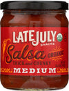 Late July Salsa Thick And Chunky Medium Organic 15.5 Ounce