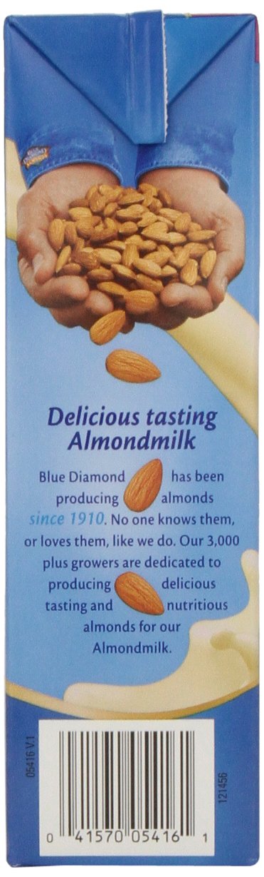 Blue Diamond Almond Breeze Unsweetened Vanilla, 32-ounce (Pack of 6)