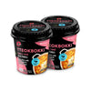 O'Food Rose Cup Tteokbokki Pack of 2, Spicy Carbonara Korean Rice Cake Snack, Authentic Street Food, Microwaveable & Instant, No