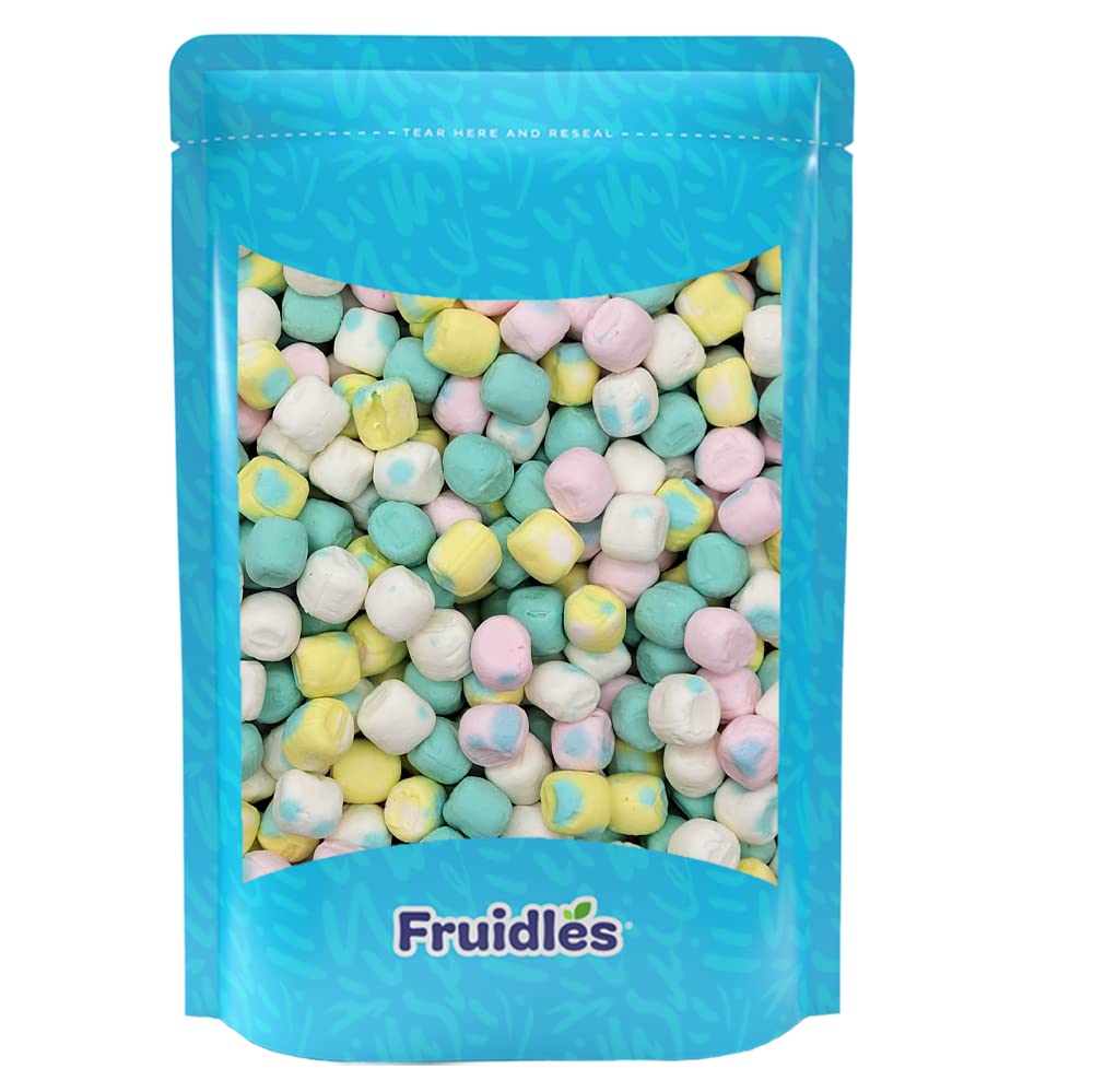 Fruidles Colorful Pastel Buttermints, Bulk Mint Candies, After Dinner Mints, Butter Mint Candy, Fat-Free, 3.6G Piece (1 Pound)