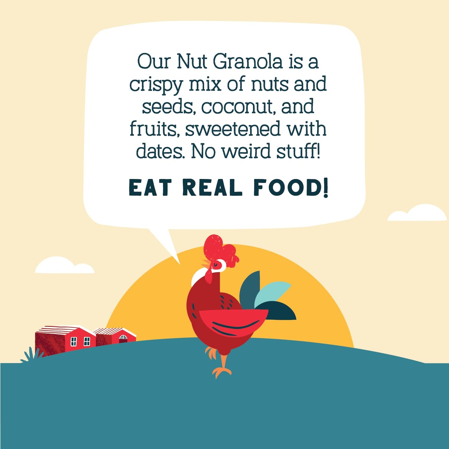 Seven Sundays Nut Granola Cereal, Rise & Shine Strawberry Banana Nut, 20 Oz Bag, Grain & Gluten Free, 5G Protein, 5G Net Carbs, Keto Friendly