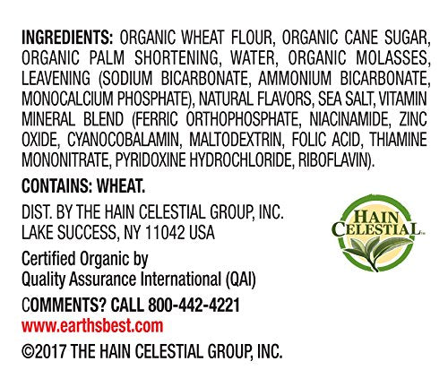 Earths Best Organic Letter Of The Day Cookies For Toddlers 2 Years Old And Up, Vanilla Flavor, 5.3 Ounce Box (Pack Of 6)