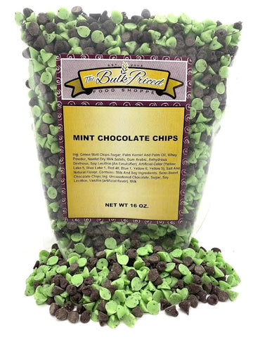 Mint Chocolate Chips (1Lb. Resealable Zip Lock Bag)