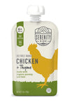 Serenity Kids 6+ Months Baby Food Puree - Ethically Sourced Meat & Organic Veggies - Parsnip, Beet, Free Range Chicken & Thyme -