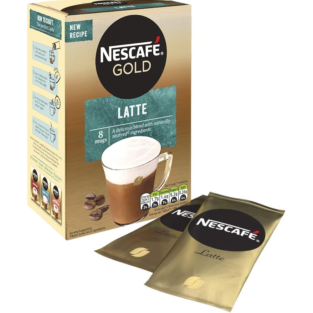 Nescaf   Gold Latte Coffee Sachets