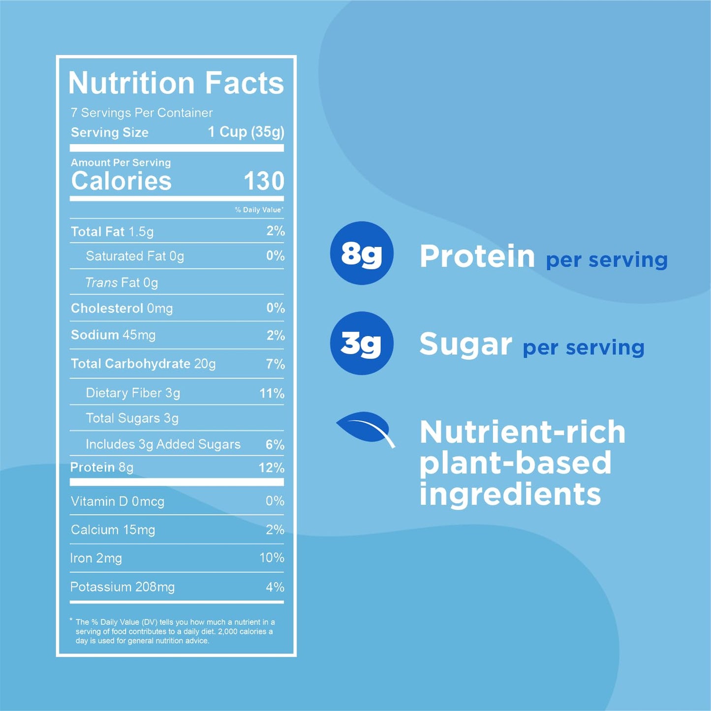 Plant-Based And Vegan Breakfast Cereal By Three Wishes - Frosted, 6 Pack - More Protein And Less Sugar Snack - Gluten-Free, Grain-Free - Non-Gmo