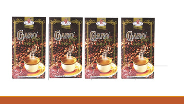 GANO INSTANT COFFEE PACK OF 4 WITH 80 SACHETS AND REISHI MUSHROOM BY GANODERMA