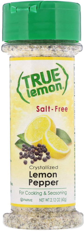 True Lemon Pepper Seasoning (2 Pack) Natural Ingredients, No Salt, No Gluten