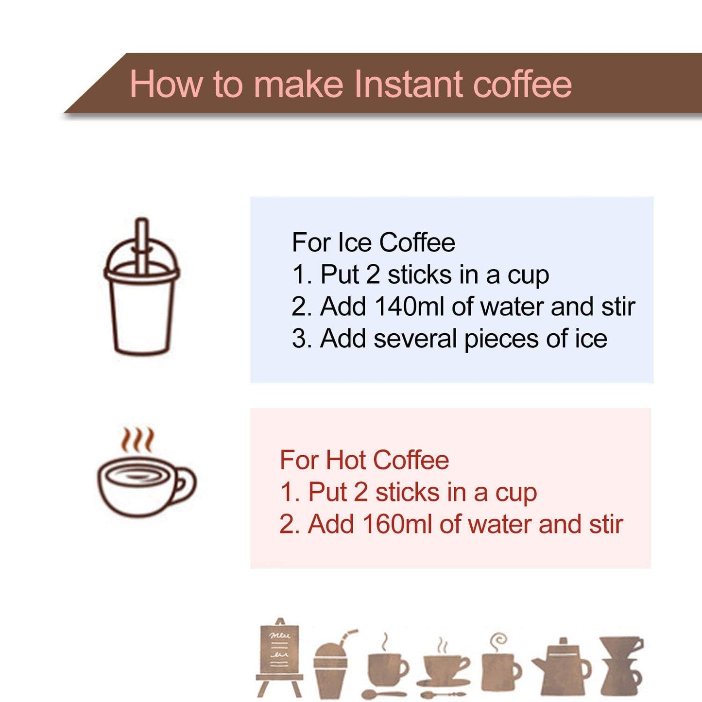 25 Instant Coffee Sampler, Korean Instant Coffee Mix Assortment Package, 25 Sticks, Maxim, French Caf  ,