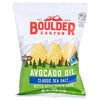 Boulder Canyon Classic Sea Salt Made With Avocado Oil Kettle Style Potato Chips, Gluten Free, 1.25 Ounces (Pack Of 55)