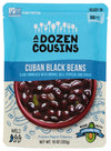 A Dozen Cousins Cuban Black Beans With Onions And Bell Pepper, 10 Ounce - 6 Per Case.
