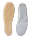 Abusa Sheepskin Insoles Women'S Premium Think Wool Fur Fleece Inserts Cozy & Fluffy 7
