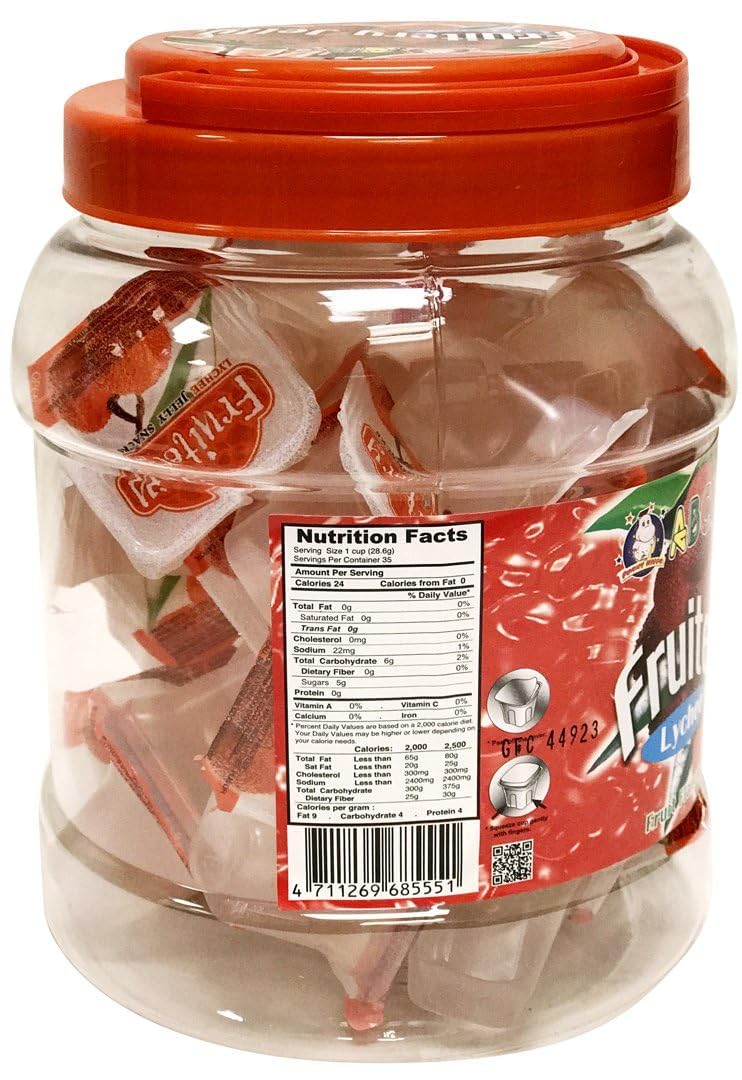 荔枝果凍 Abc Fat Free Fruitery Fruit Jelly -Lychee (32.37 Oz)