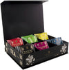 Wissotzky Artisinal Tea Chest Box, Artisan Collection Assorted Artisan Tea Bags (42 Individually Wrapped Tea Bags, 6 Flavors) Gr